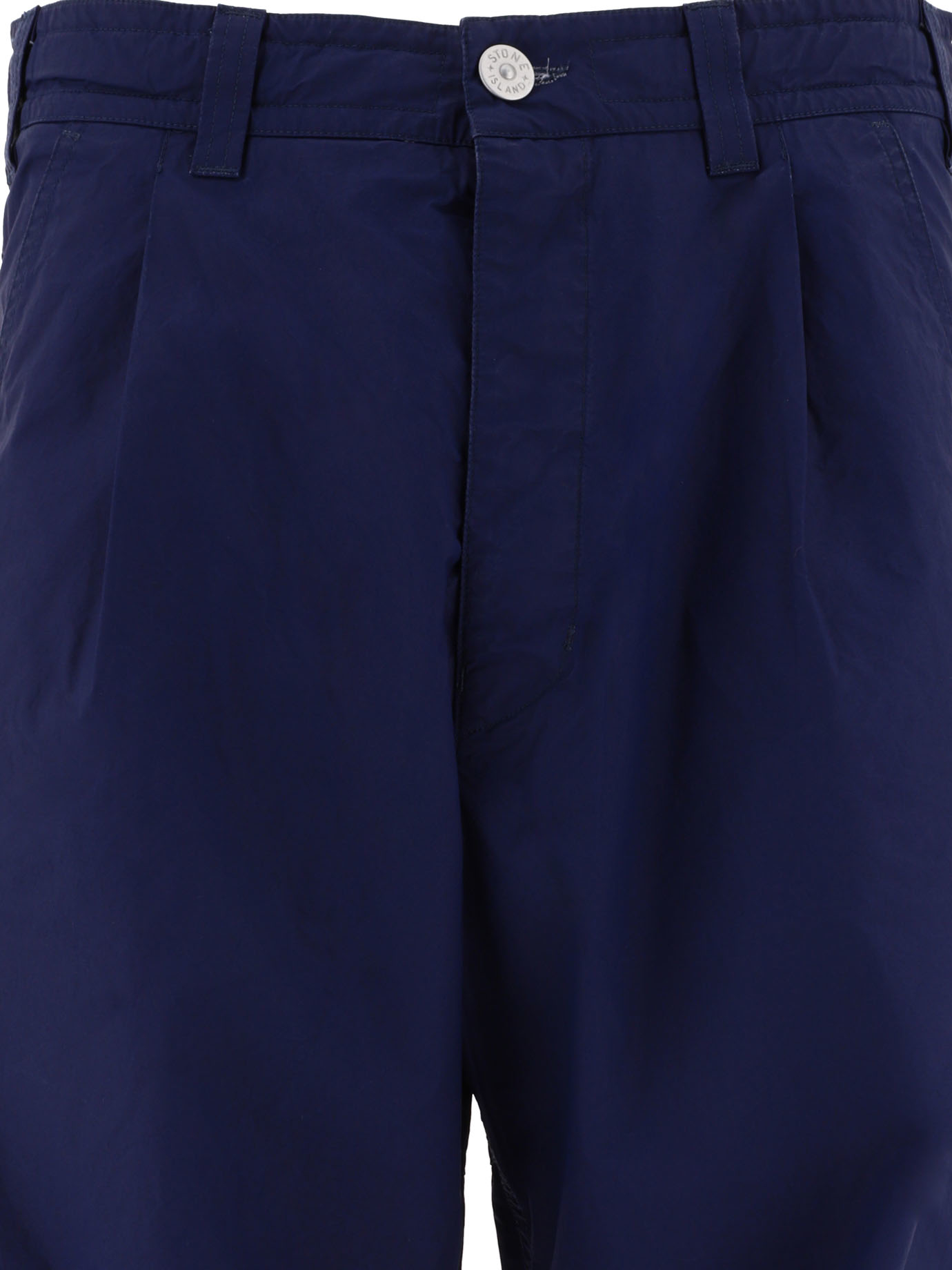 STONE ISLAND Blue Stone Island Marina trousers